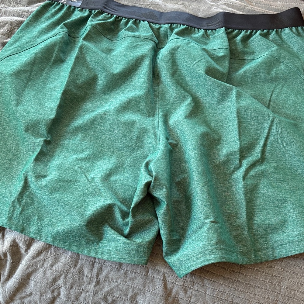 Adidas Teal Sports Shorts - Picture 4 of 5